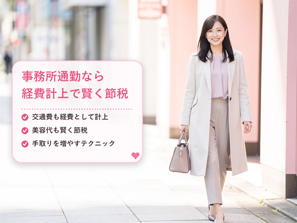事務所通勤だからこそ有利！経費計上で賢く節税