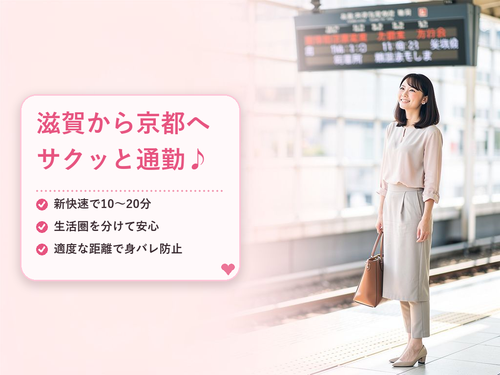滋賀から京都のチャットレディ求人！知っておきたい通勤の魅力