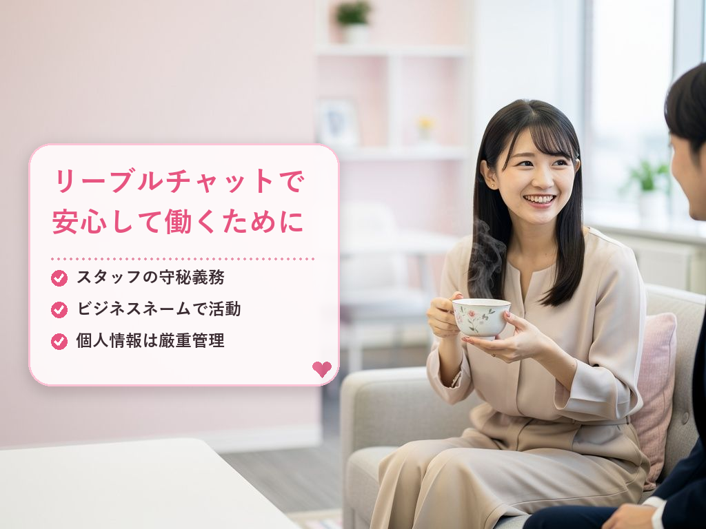 京都リーブルチャットならではの安心サポート体制