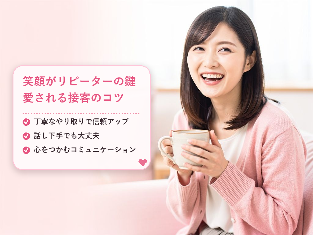 笑顔と会話でファンを虜に！リピーターを作る接客の工夫